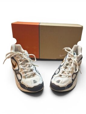 Nike White/Gray/Gold Running Sneakers